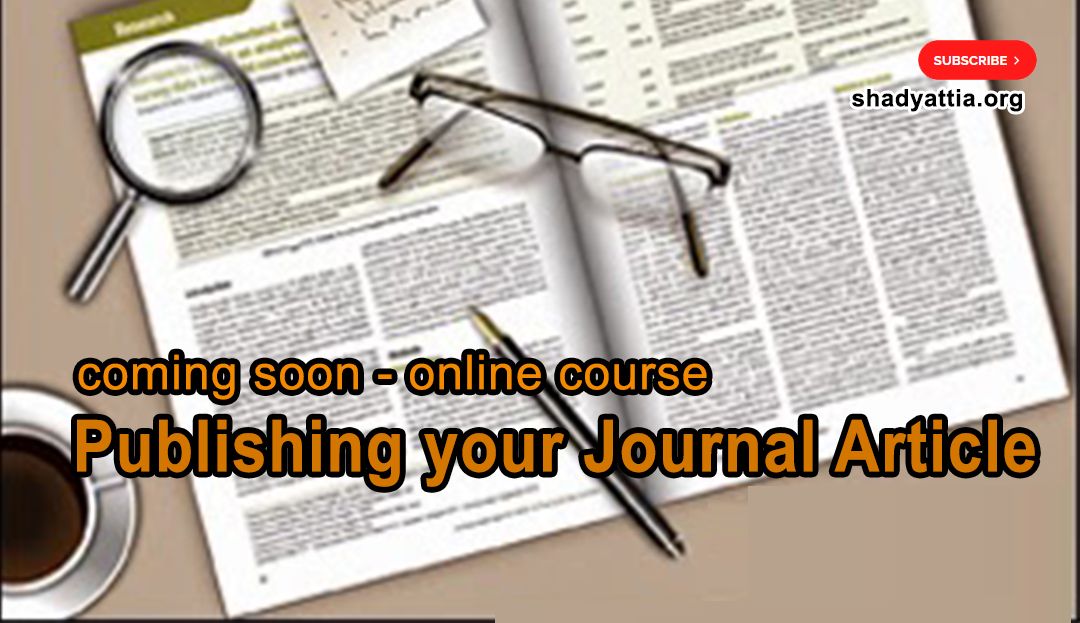 Online Training: Writing journal articles