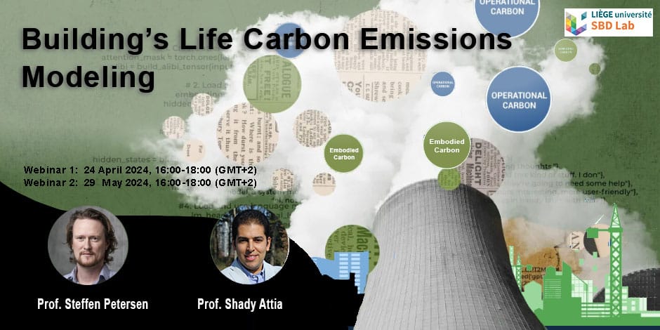 Two Webinars: Building’s Life Carbon Emissions Modeling